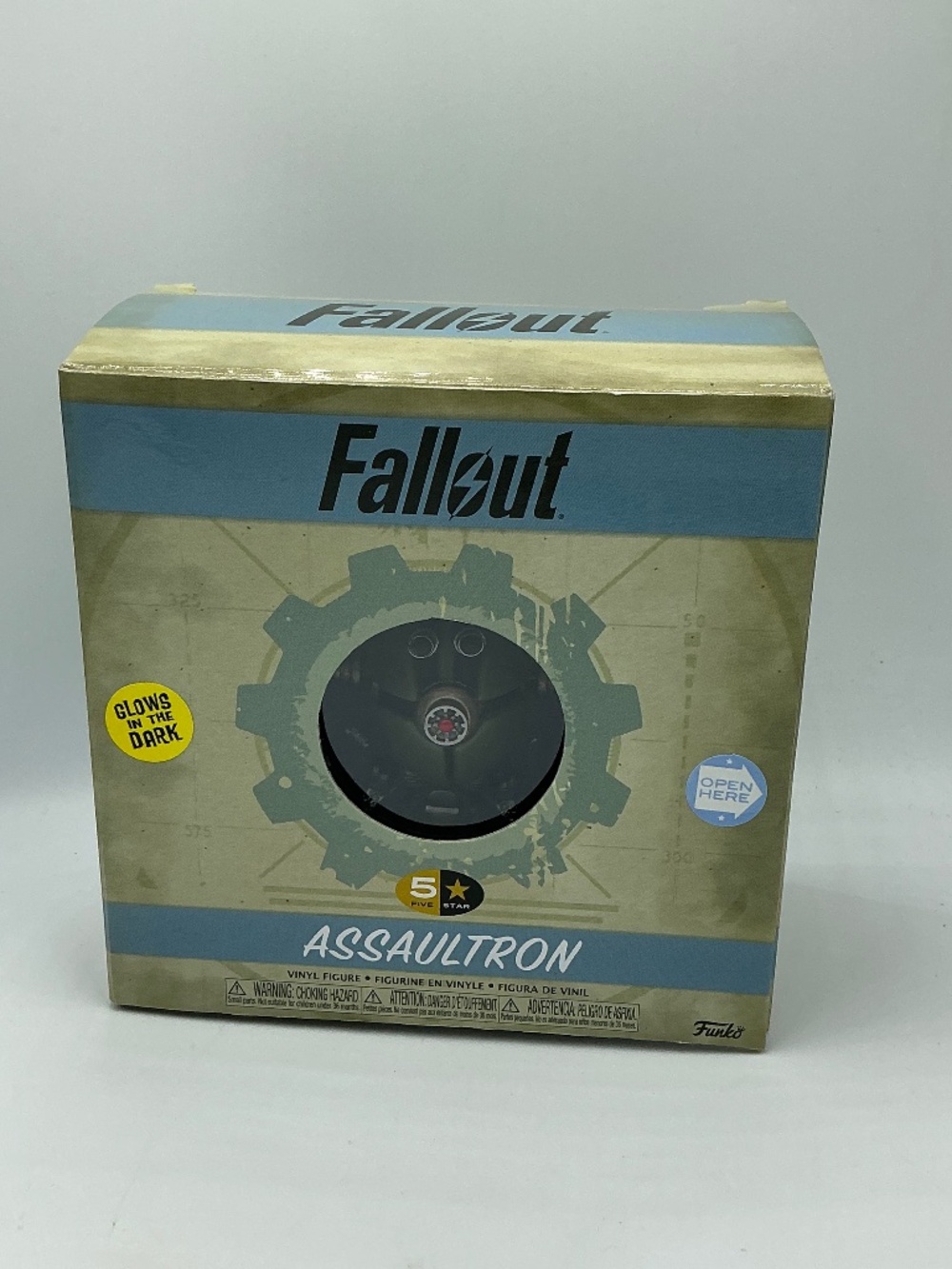 Funko 5 Star Fallout Assaultron Vinyl Figure Glow In The Dark Bethesda Figure